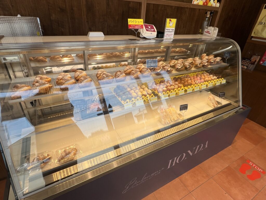 ブーランジェリーホンダ店内
